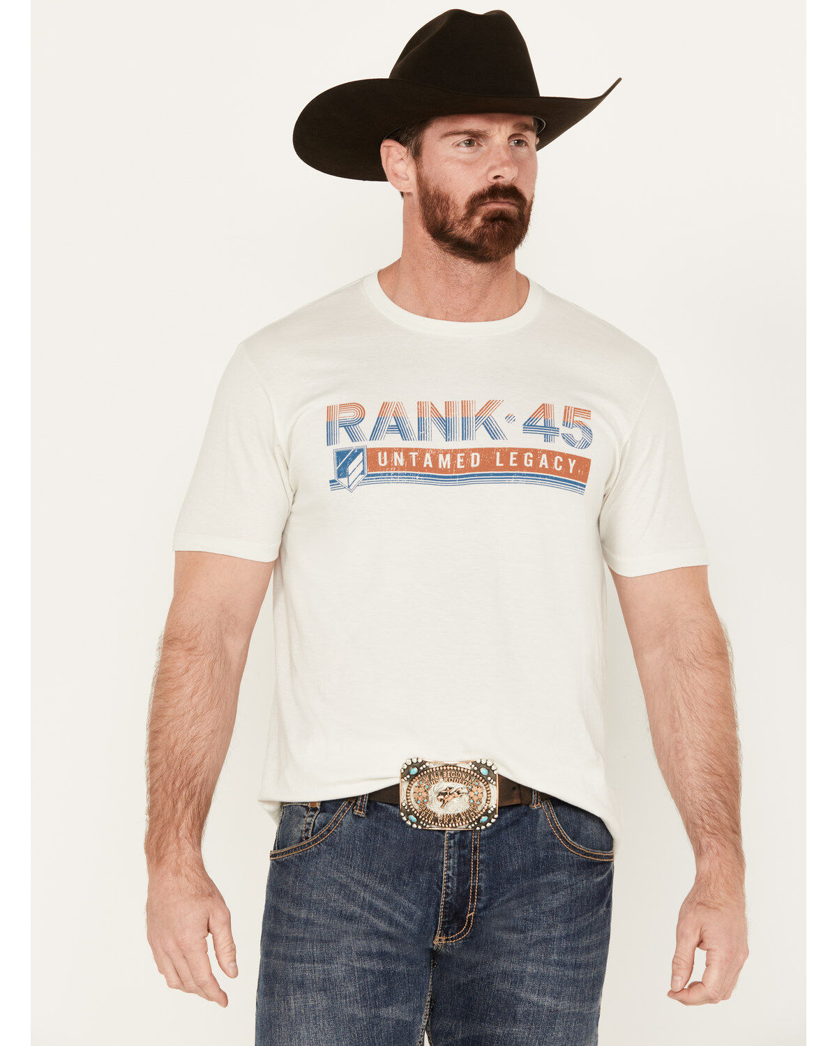 RANK 45&reg; Men's Stria Rank Short Sleeve Graphic T-Shirt