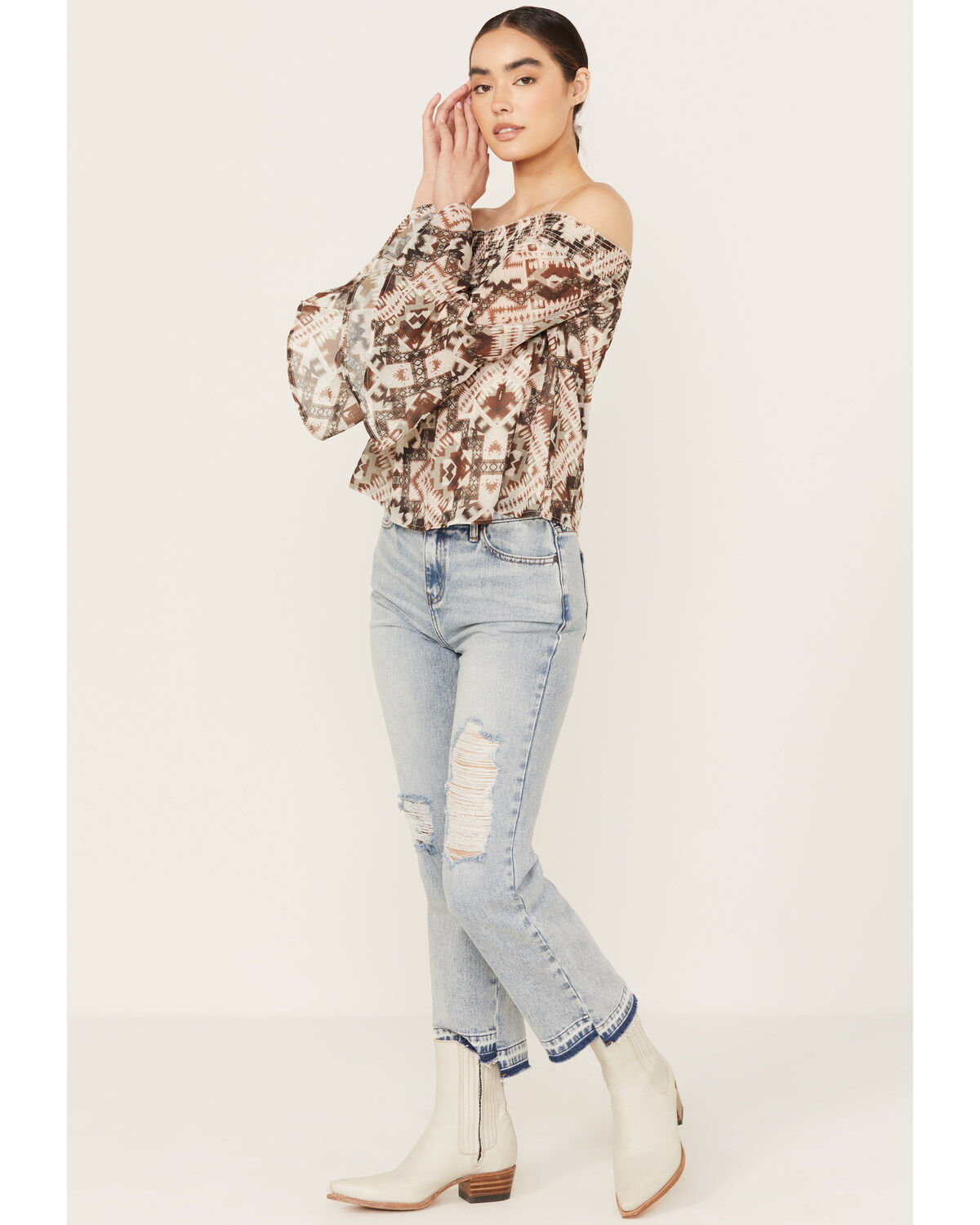 Shyanne Women's Off The Shoulder Chiffon Blouse 1 201189-shyanne-women-s-off-the-shoulder-chiffon-blouse-1.jpg