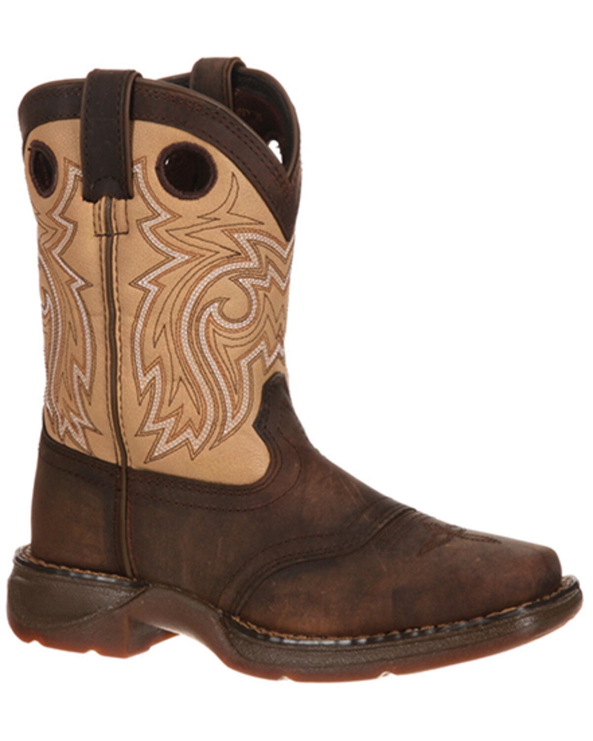 Durango Boys' Saddle Western Boots - Broad Square Toe