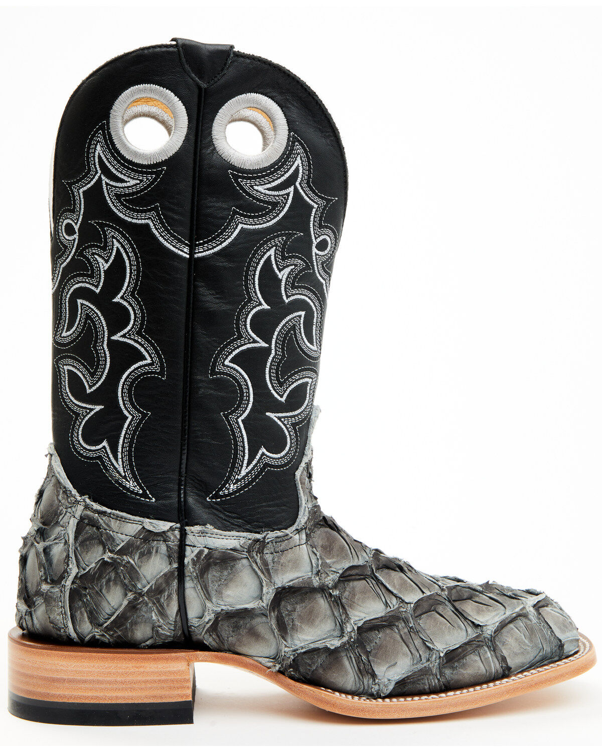 Cody James Men's Exotic Pirarucu Western Boots - Broad Square Toe