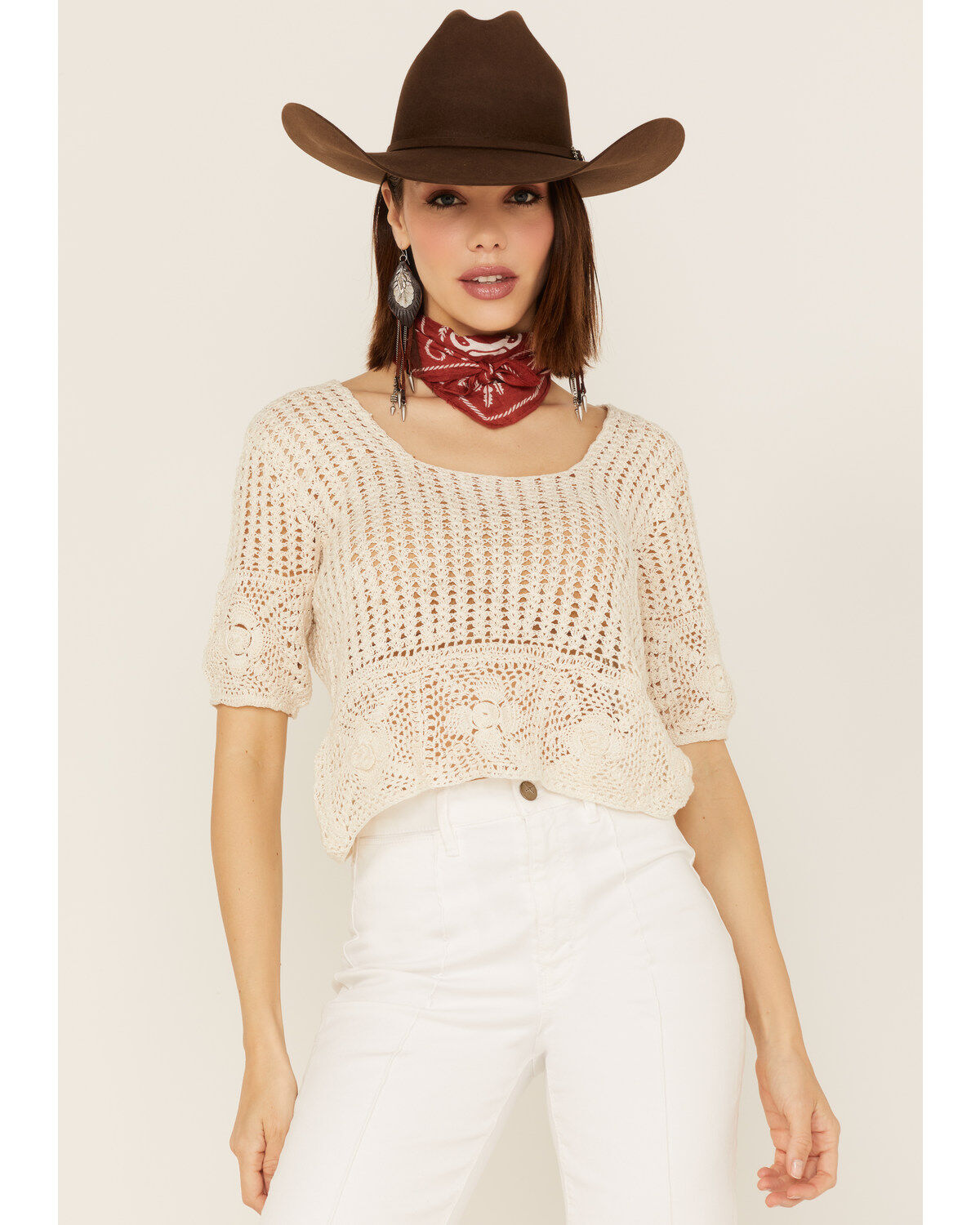 Sadie & Sage Women's Crochet Bestia Peplum Top 1 203129-sadie-amp-sage-women-s-crochet-bestia-peplum-top-1.jpg