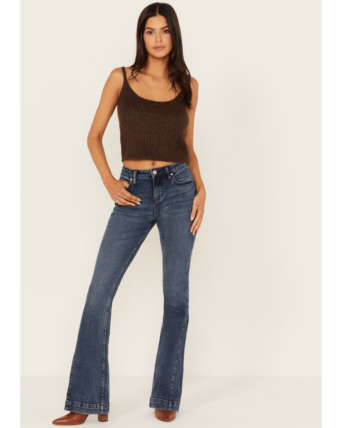 Shyanne Women's Oleander High Rise Bootcut Jeans
