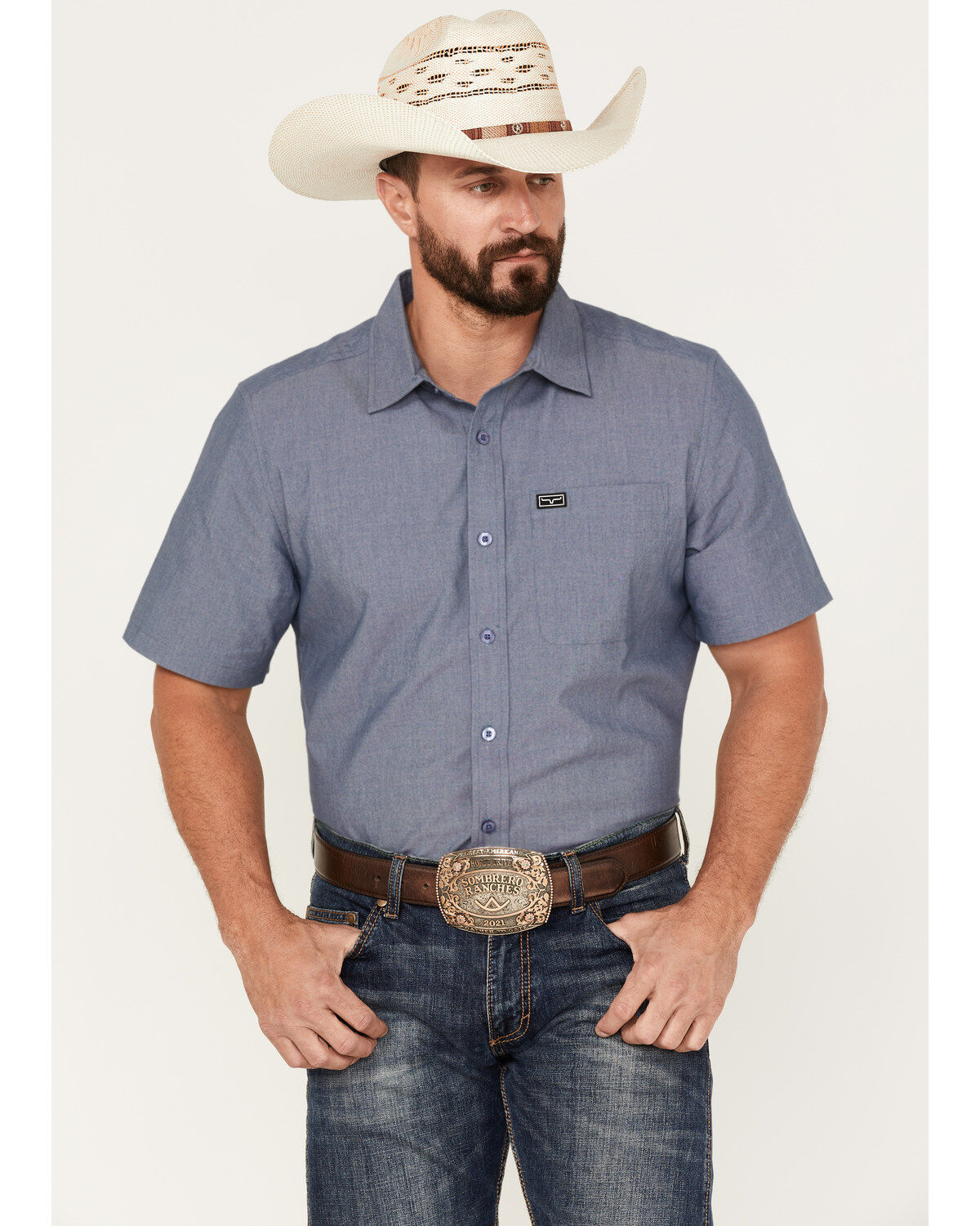 Kimes Ranch Lineville Performance Short Sleeve Button-Down Shirt