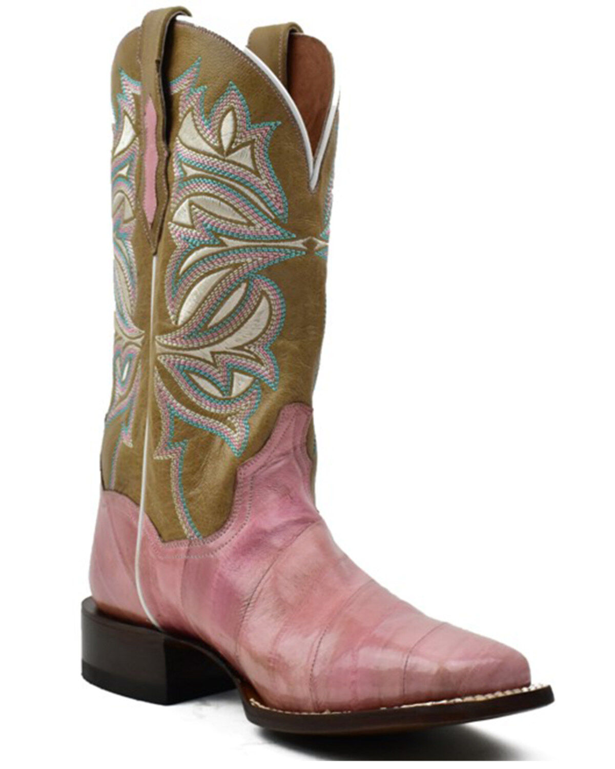 Dan Post Women's Eel Exotic Western Boots - Broad Square Toe 1 204105-dan-post-women-s-eel-exotic-western-boots-broad-square-toe-1.jpg