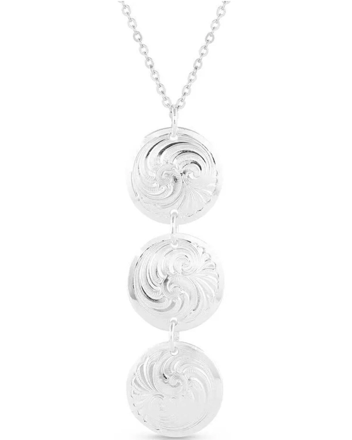 Montana Silversmiths Women's Triple Concho Dangle Necklace