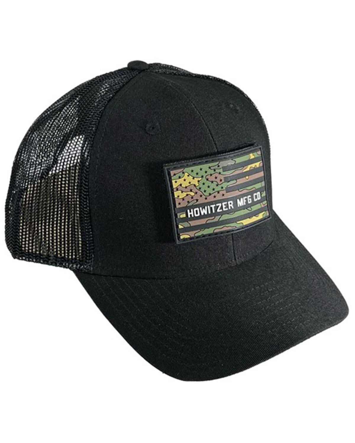 Howitzer Men's Camo Flag Logo Patch Ball Cap