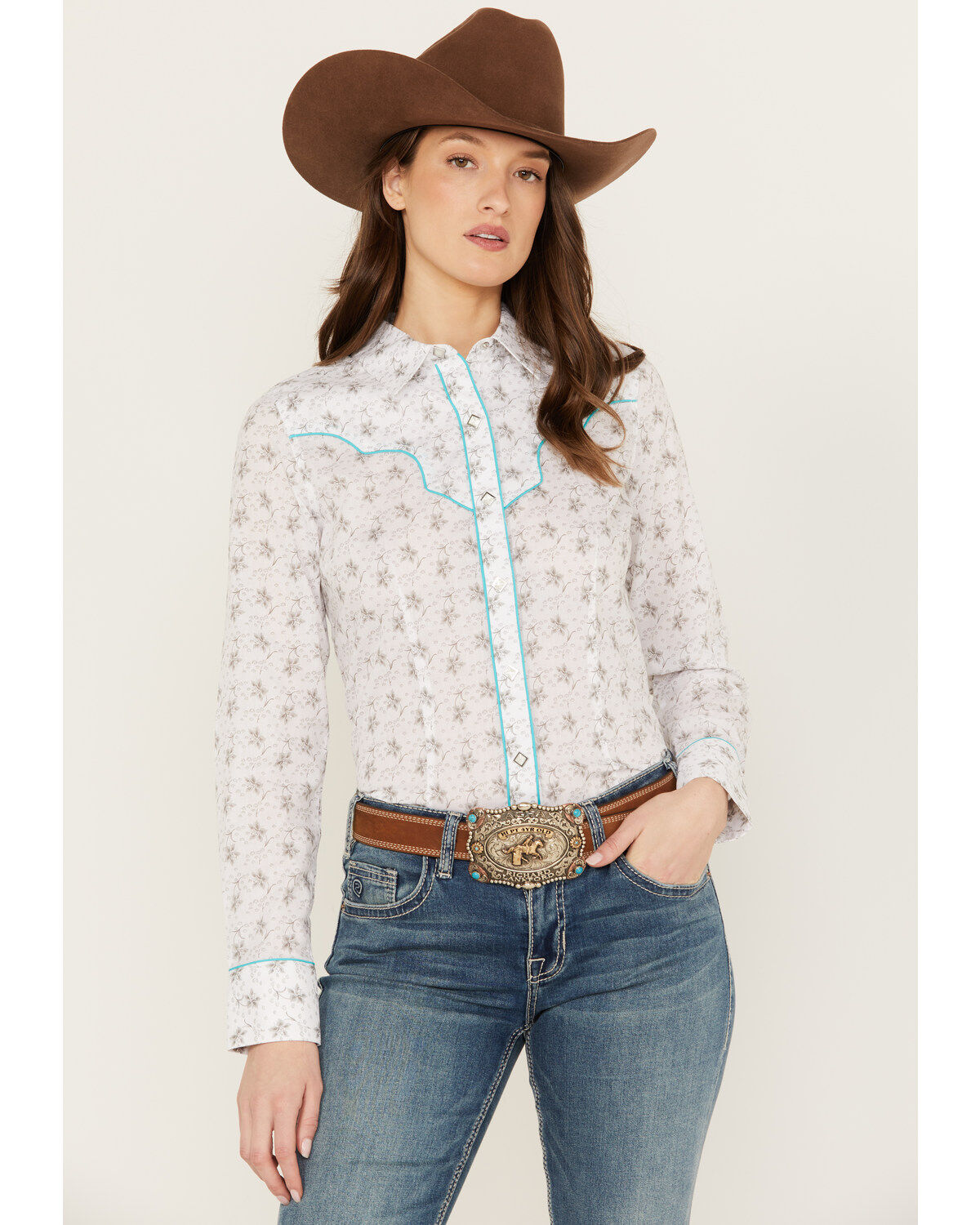 Rock & Roll Denim Women's Floral Long Sleeve Pearl Snap Western Shirt 1 205832-rock-amp-roll-denim-women-s-floral-long-sleeve-pearl-snap-western-shirt-1.jpg