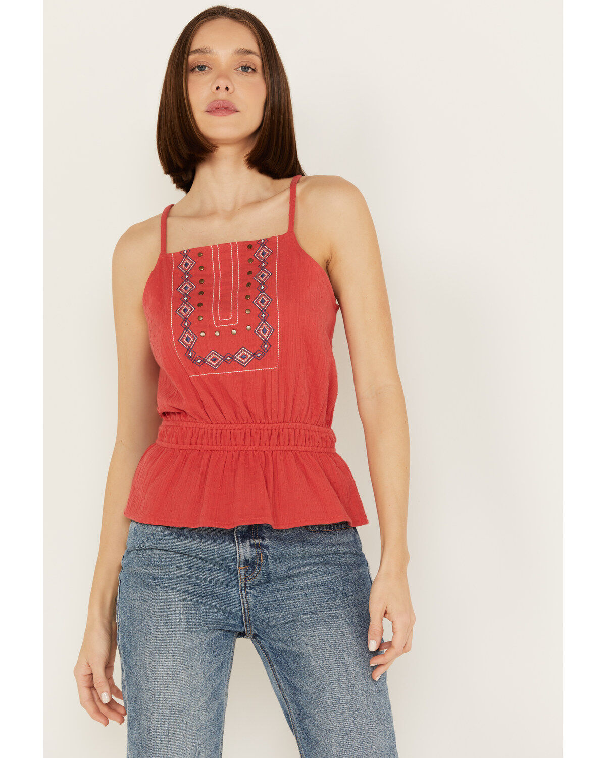 Rock & Roll Denim Women's Southwestern Embroidered Sleeveless Tank 1 205920-rock-amp-roll-denim-women-s-southwestern-embroidered-sleeveless-tank-1.jpg