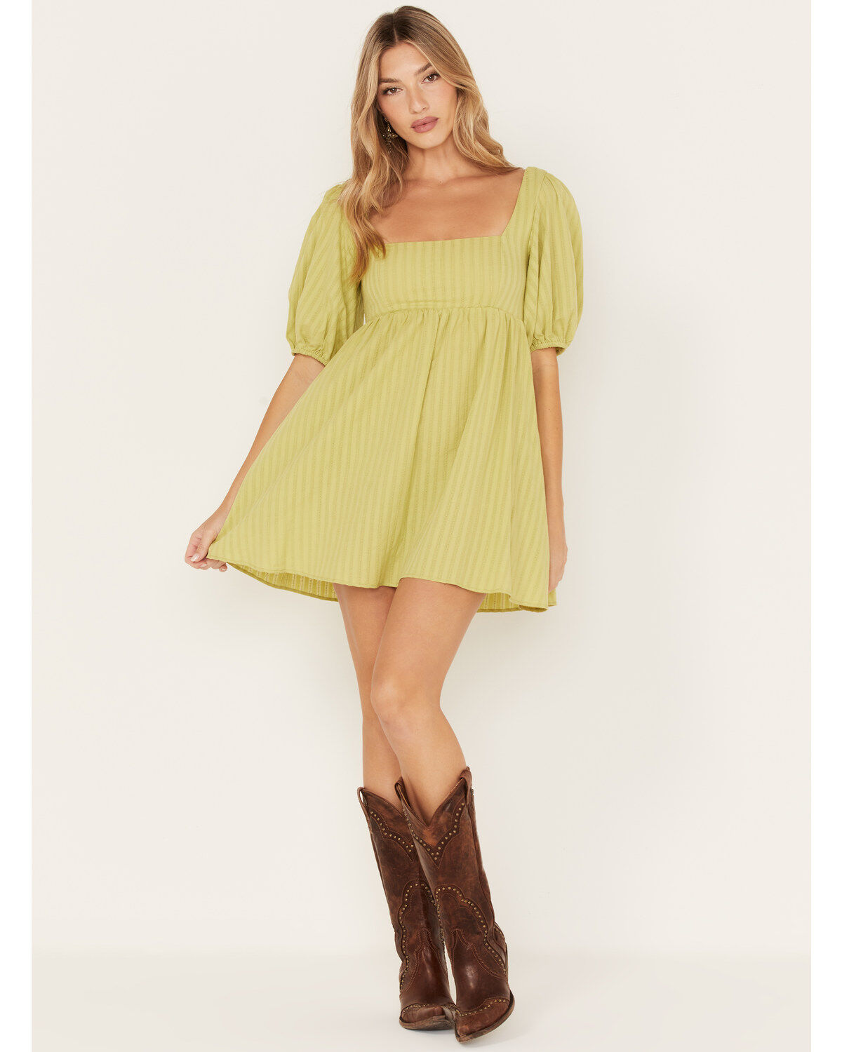 Show Me Your Mumu Women's Smitten Babydoll Mini Dress
