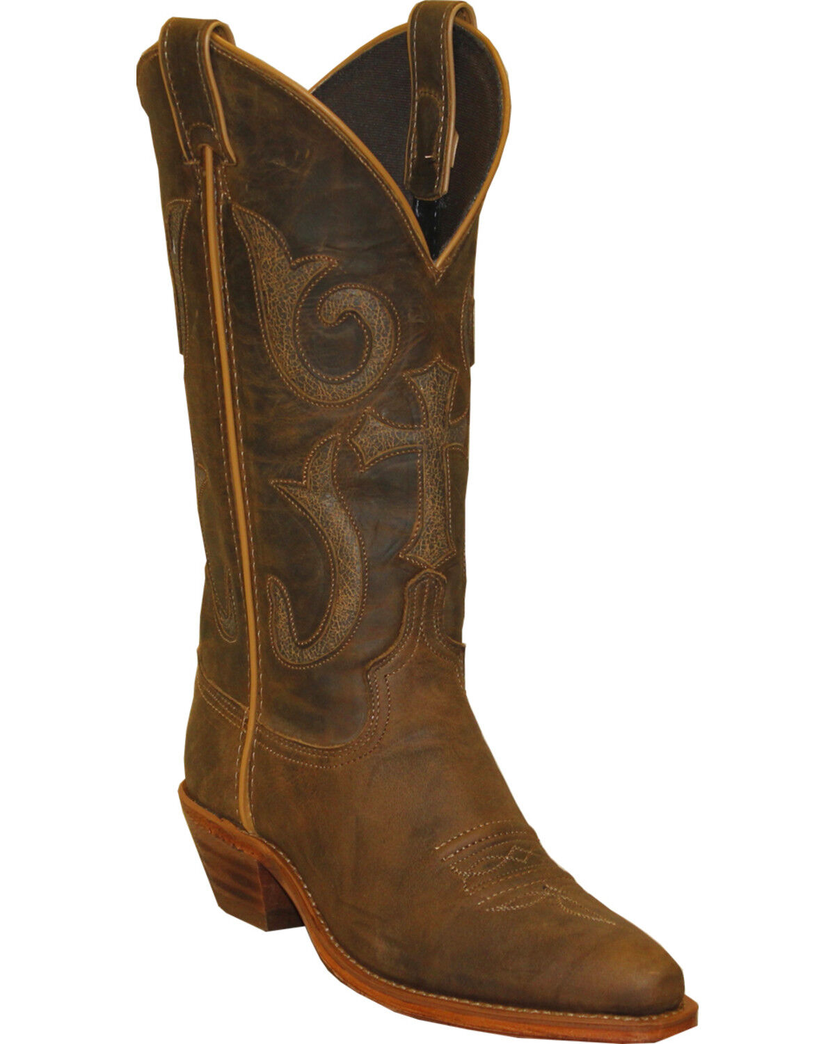 Abilene Women's 12 Distressed Crunched Western Boots