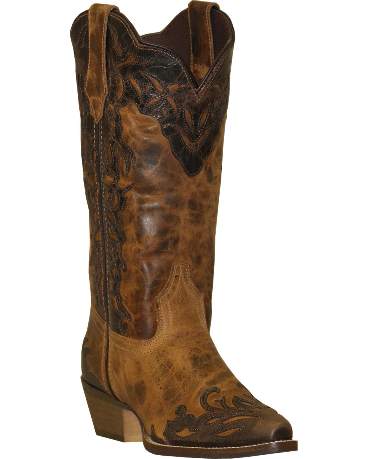 Rawhide Women's 12 Two-Tone Wingtip Western Boots