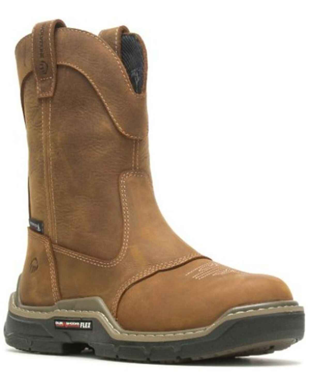 Wolverine Men's 10 Raider Durashocks® Western CarbonMax™ Wellington Waterproof Work Boots - Composite Toe 1 210035-wolverine-men-s-10-raider-durashocks-reg-western-carbonmax-trade-wellington-waterproof-work-boots-composite-toe-1.jpg