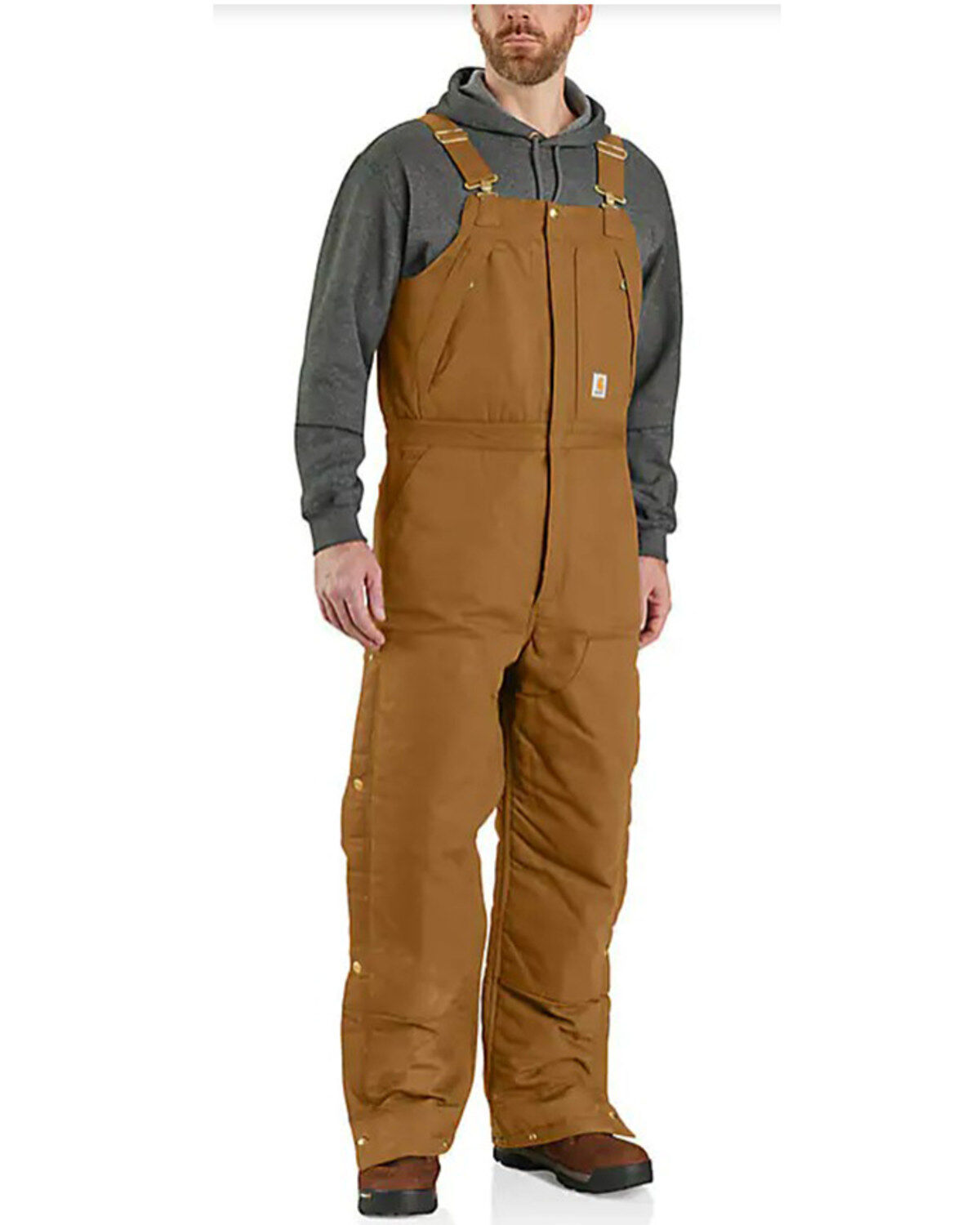Carhartt Men's Loose Fit Firm Duck Insulated Overalls