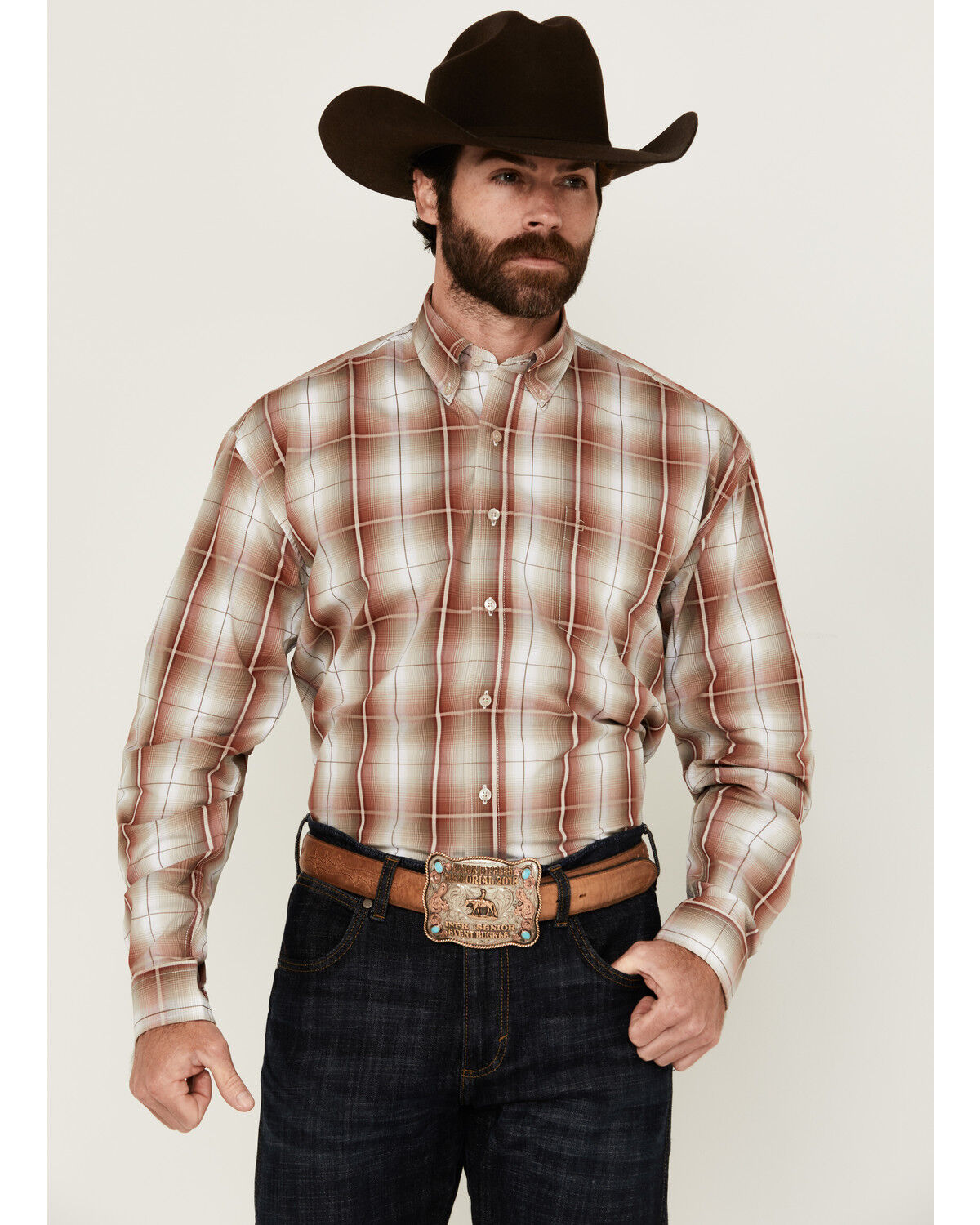 Stetson Men's Plaid Print Long Sleeve Button-Down Western Shirt 1 211185-stetson-men-s-plaid-print-long-sleeve-button-down-western-shirt-1.jpg
