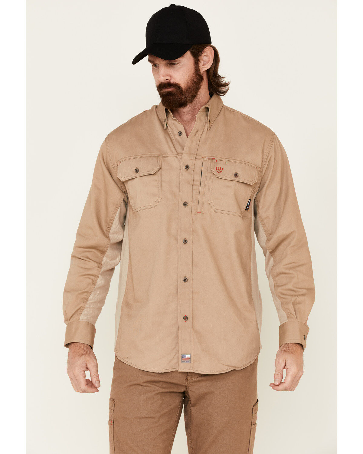 Ariat Men's FR Solid Vent Long Sleeve Work Shirt 1 21399-ariat-men-s-fr-solid-vent-long-sleeve-work-shirt-1.jpg