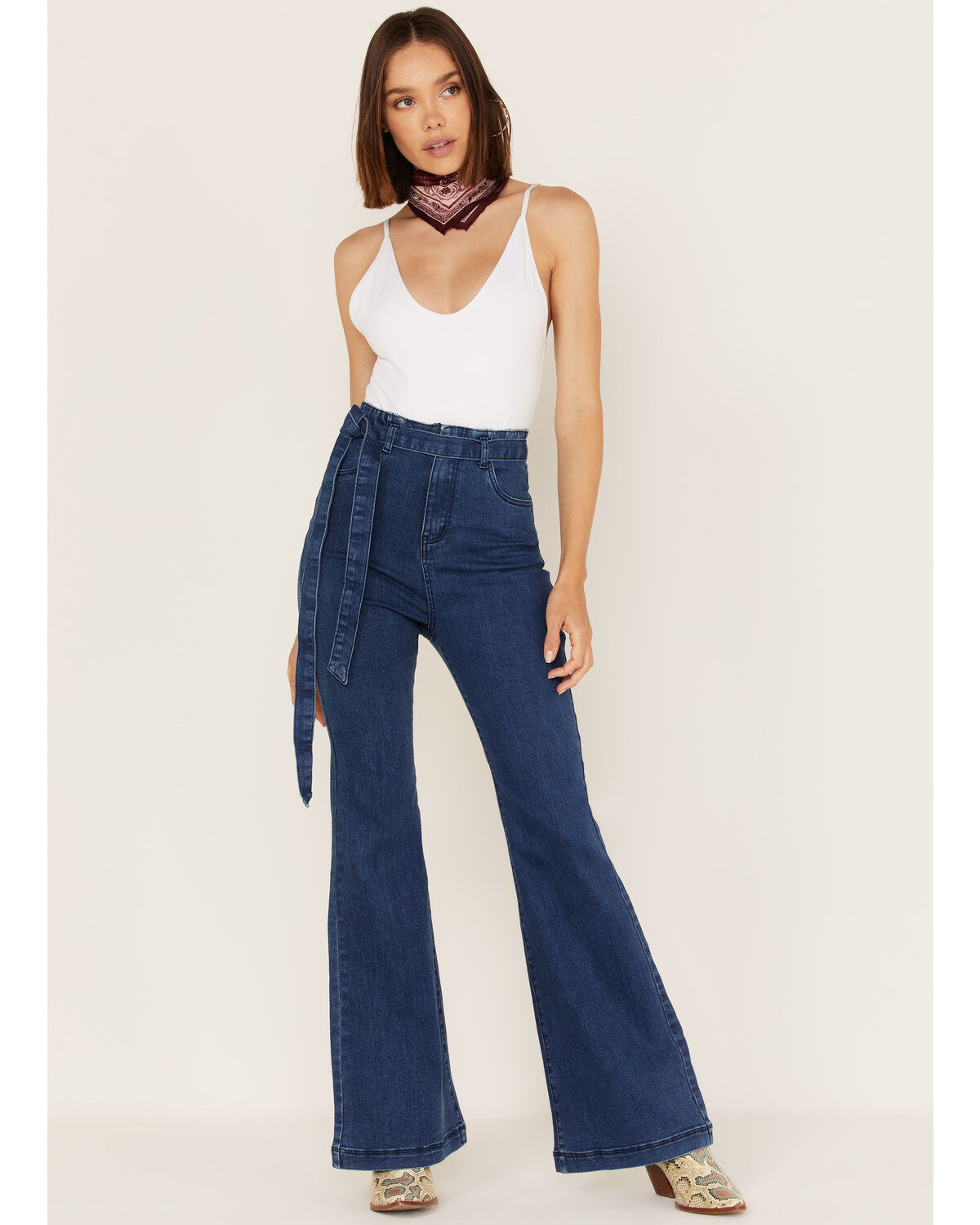 Flying Tomato Women's High Rise Self Belt Flare Leg Jeans 1 214590-flying-tomato-women-s-high-rise-self-belt-flare-leg-jeans-1.jpg