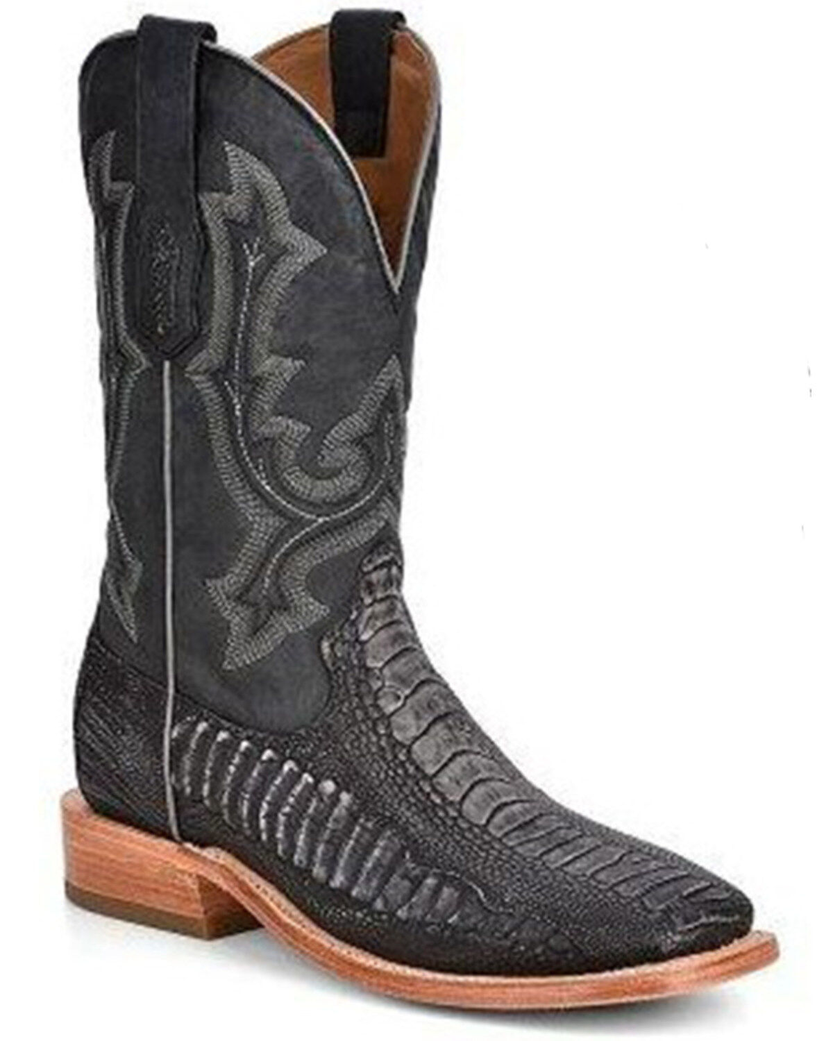 Corral Men's Ostrich Leg Embroidered Western Boots - Square Toe 1 215147-corral-men-s-ostrich-leg-embroidered-western-boots-square-toe-1.jpg