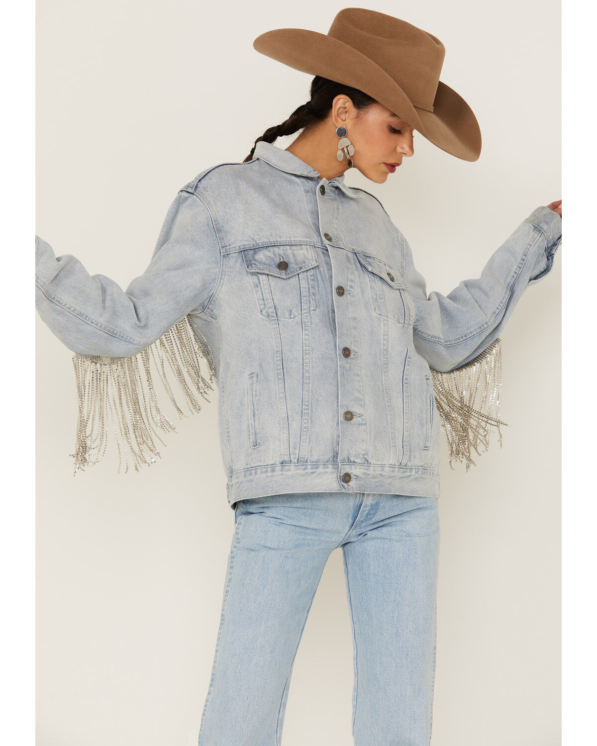 The Dylan Jacket by DanielXDiamond: Women's Blue Denim Jacket With Silver Fringe 1 215602-the-dylan-jacket-by-danielxdiamond-women-s-blue-denim-jacket-with-silver-fringe-1.jpg