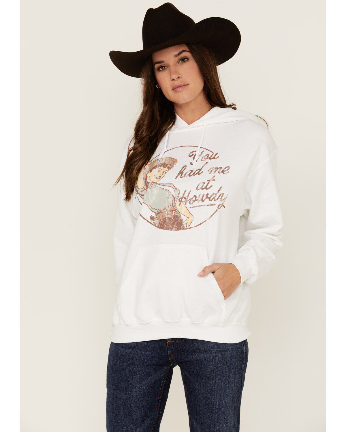 Goodie Two Sleeves Women's You Had Me At Howdy White Graphic Hoodie 1 216024-goodie-two-sleeves-women-s-you-had-me-at-howdy-white-graphic-hoodie-1.jpg