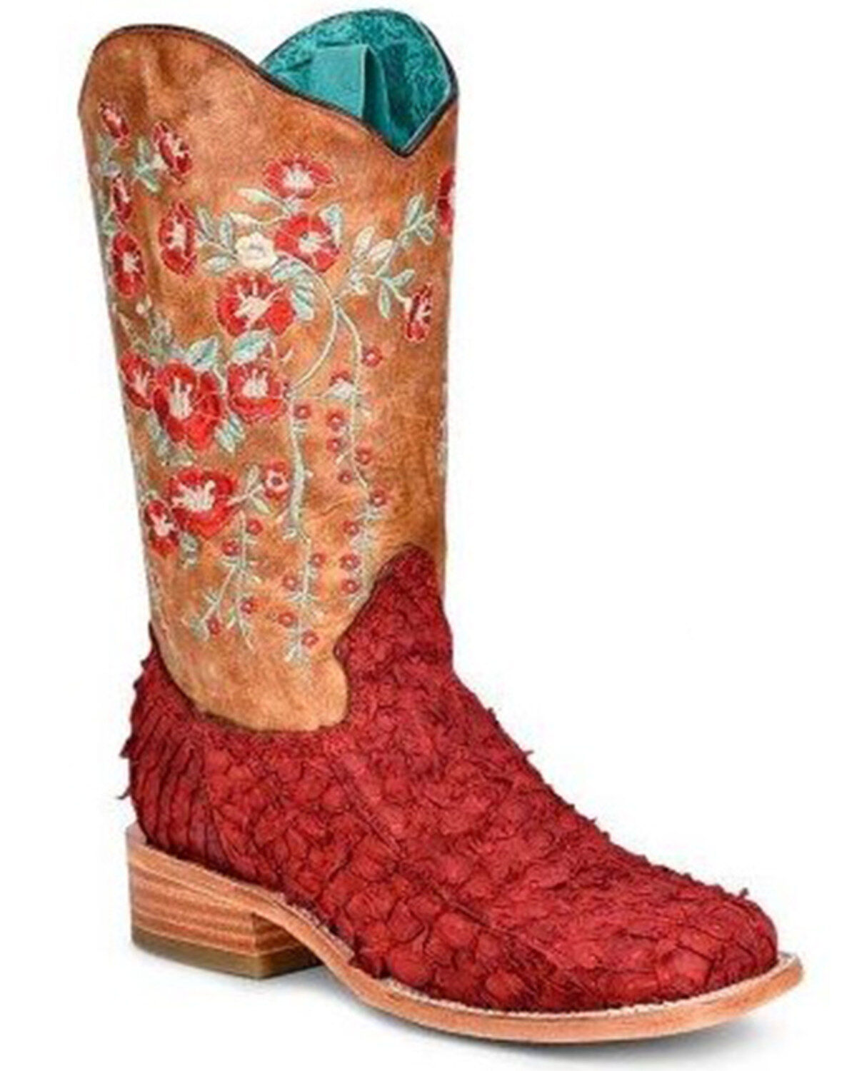 Corral Women's Rodeo Collection Embroidered Floral Pirarucu Western Boots - Broad Square Toe 1 216450-corral-women-s-rodeo-collection-embroidered-floral-pirarucu-western-boots-broad-square-toe-1.jpg