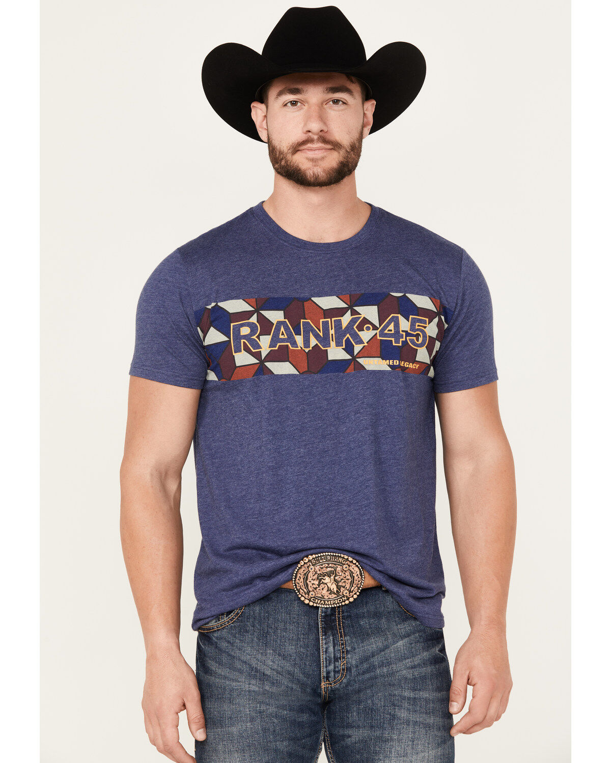 RANK 45&reg; Men's Bloomville Short Sleeve Graphic T-Shirt
