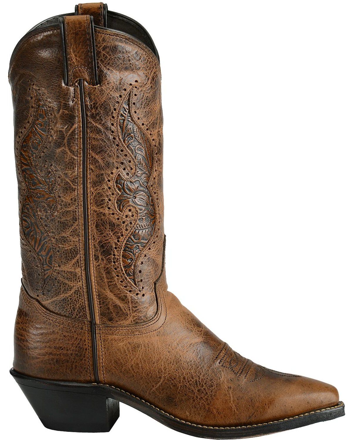 Abilene Women's 11 Tooled Inlay Western Boots