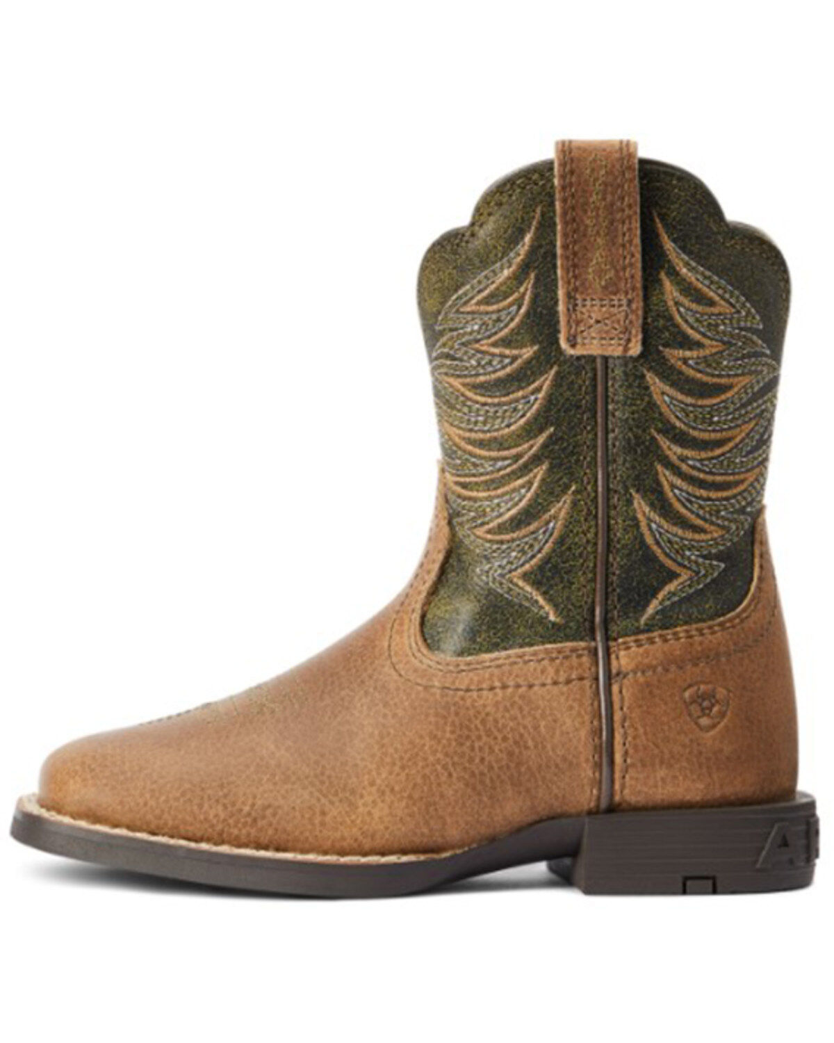 Ariat Boys' Firecatcher Easy Fit Short Western Boots - Broad Square Toe