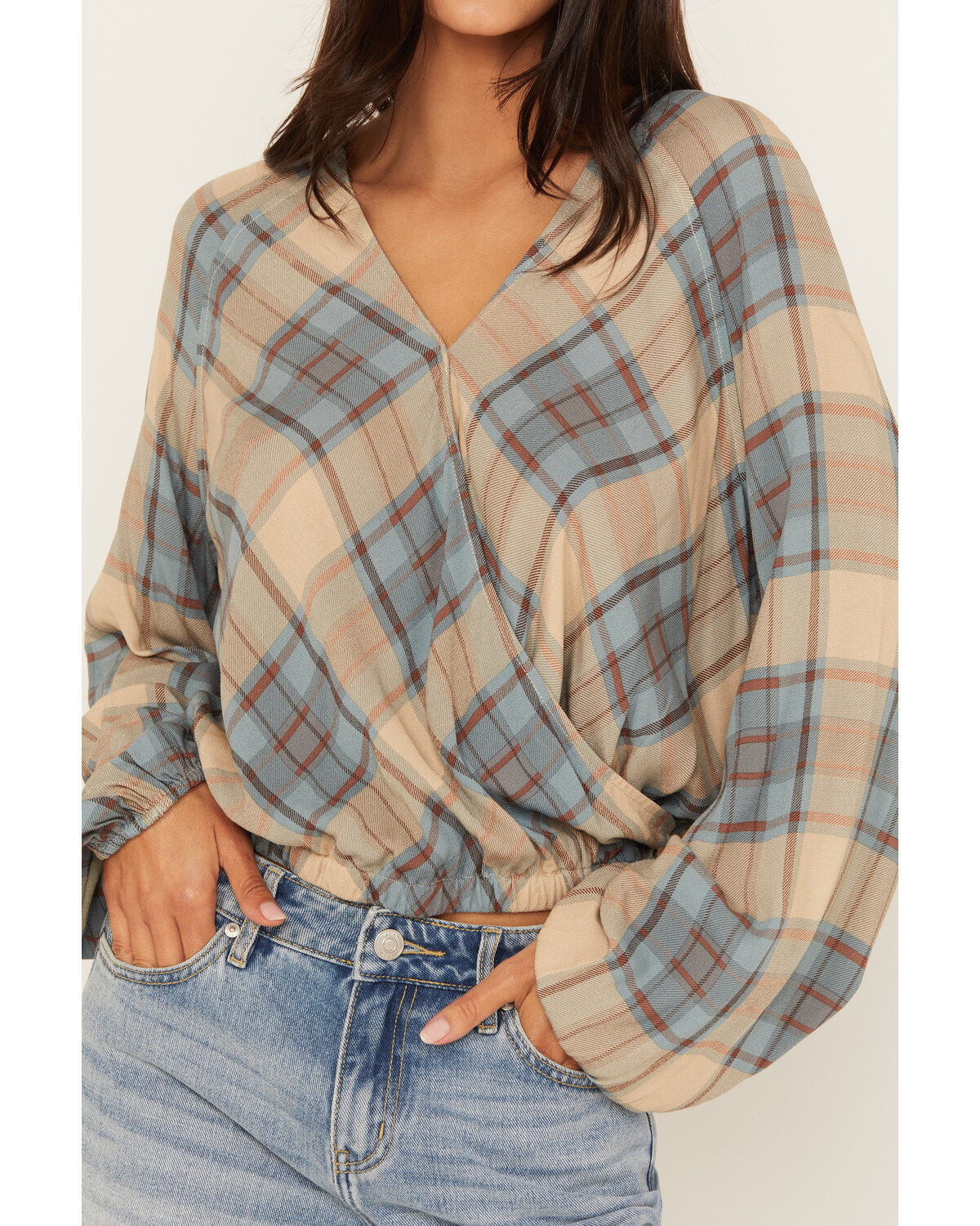220902-cleo-wolf-women-s-plaid-print-blouson-crossover-top-1.jpg