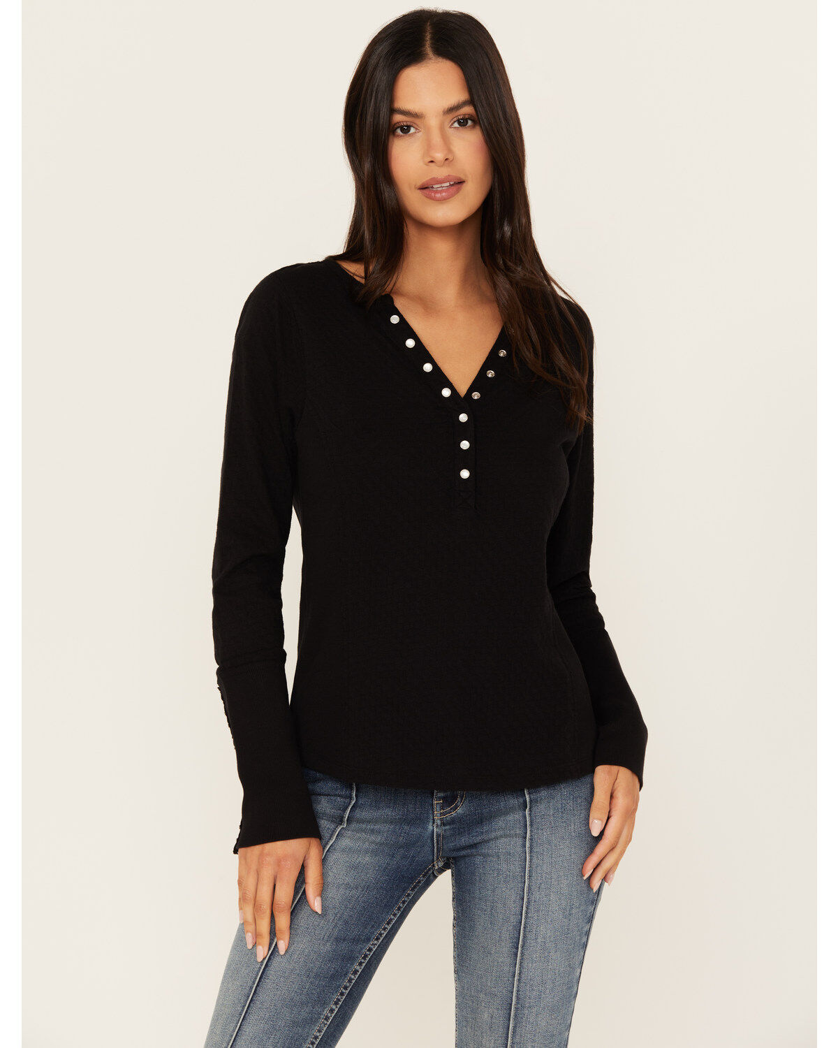 Idyllwind Women's Pearl Knit Henley Shirt 1 221905-idyllwind-women-s-pearl-knit-henley-shirt-1.jpg
