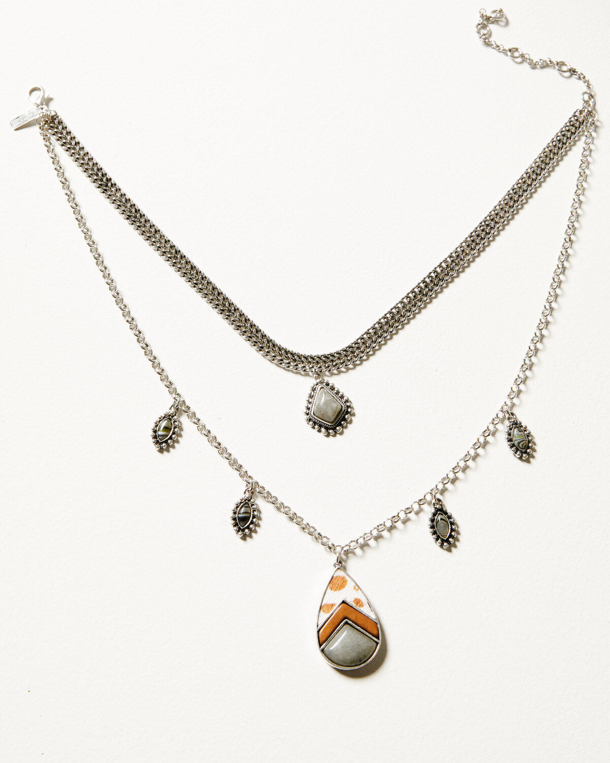 Shyanne Women's Soleil Inlay Teardrop Necklace