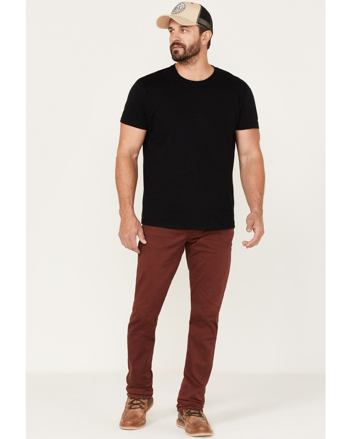 Brothers and Sons Men's Port Wash Tucker Slim Straight Stretch Denim Jeans