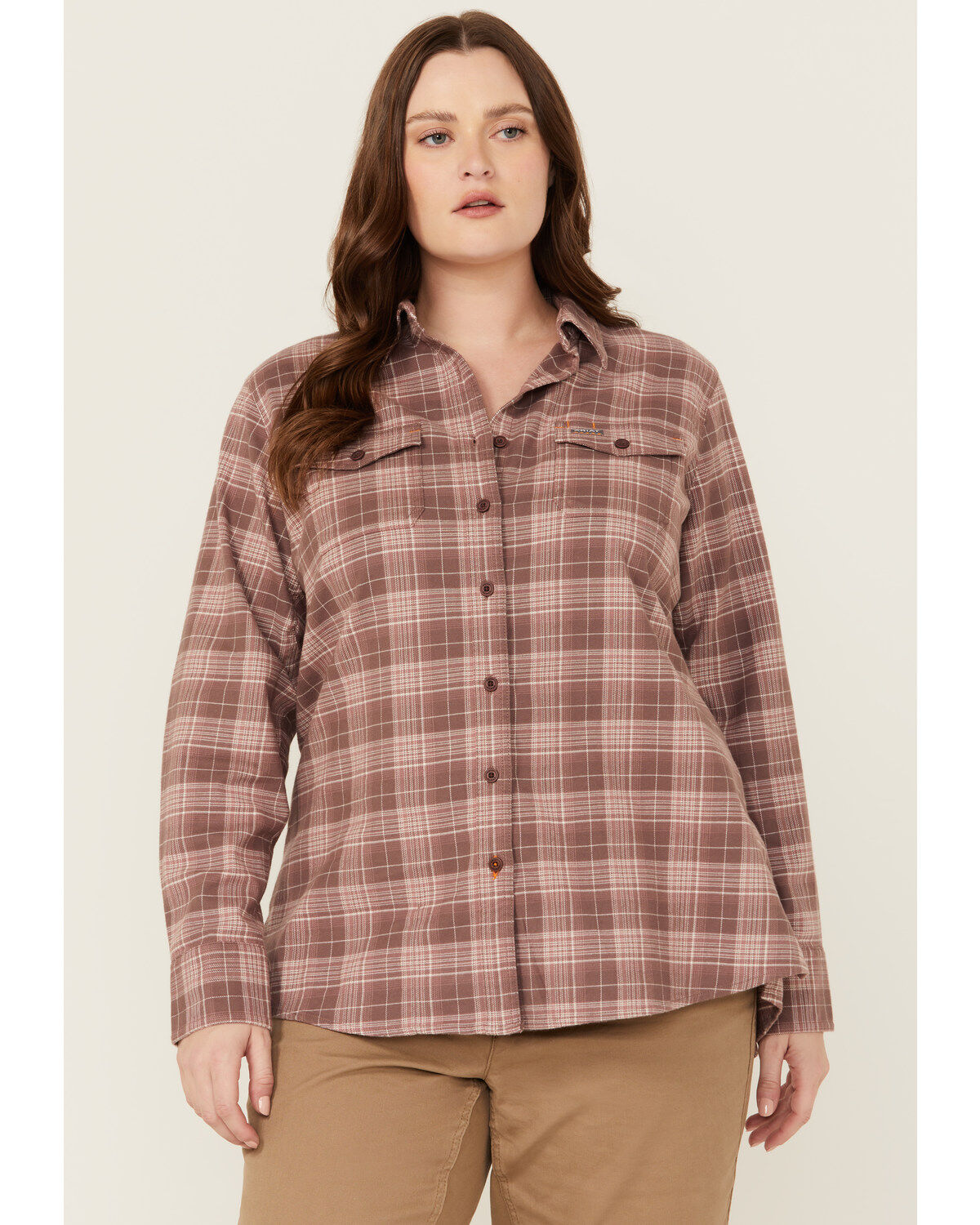 Ariat Women's Rebar Durastretch Plaid Print Long Sleeve Stretch Button-Down Flannel Work Shirt - Plus 1 224600-ariat-women-s-rebar-durastretch-plaid-print-long-sleeve-stretch-button-down-flannel-work-shirt-plus-1.jpg