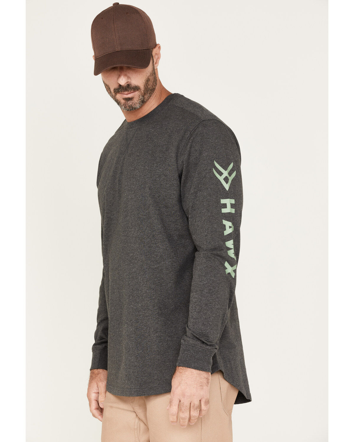 Hawx Men's Logo Graphic Work T-Shirt