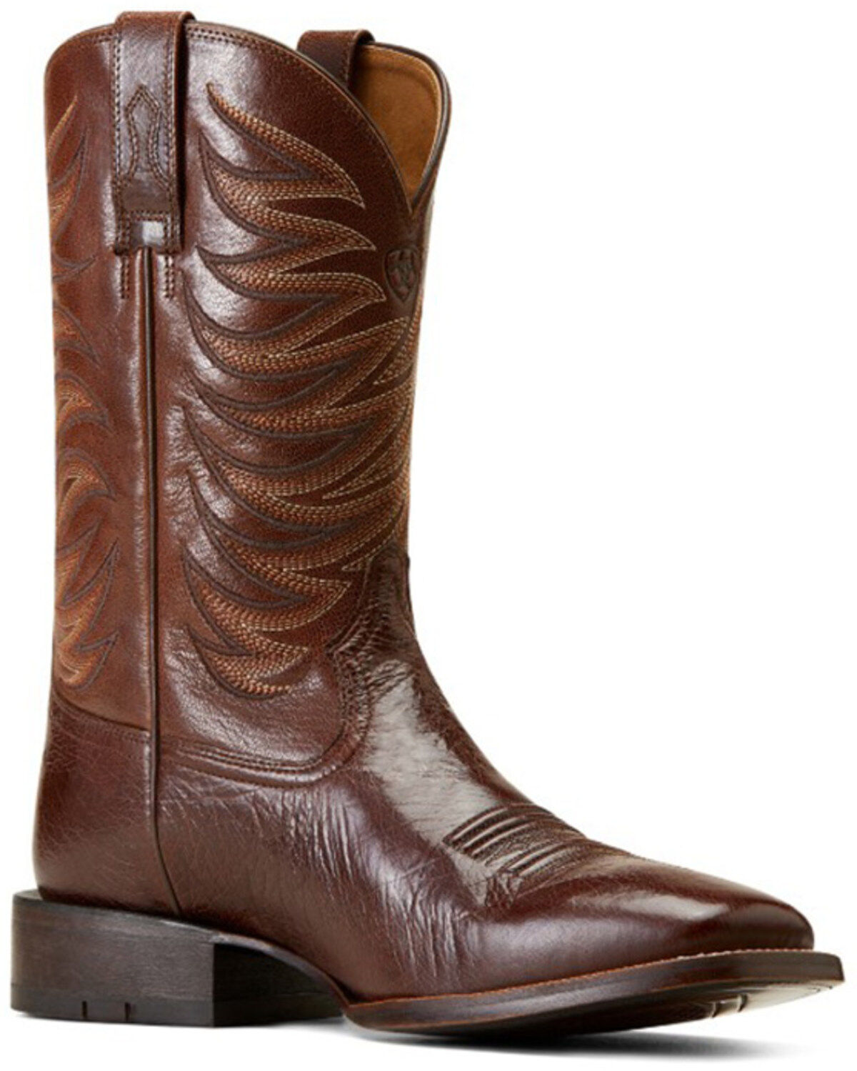 Ariat Men's Badlands Exotic Ostrich Western Boots - Broad Square Toe