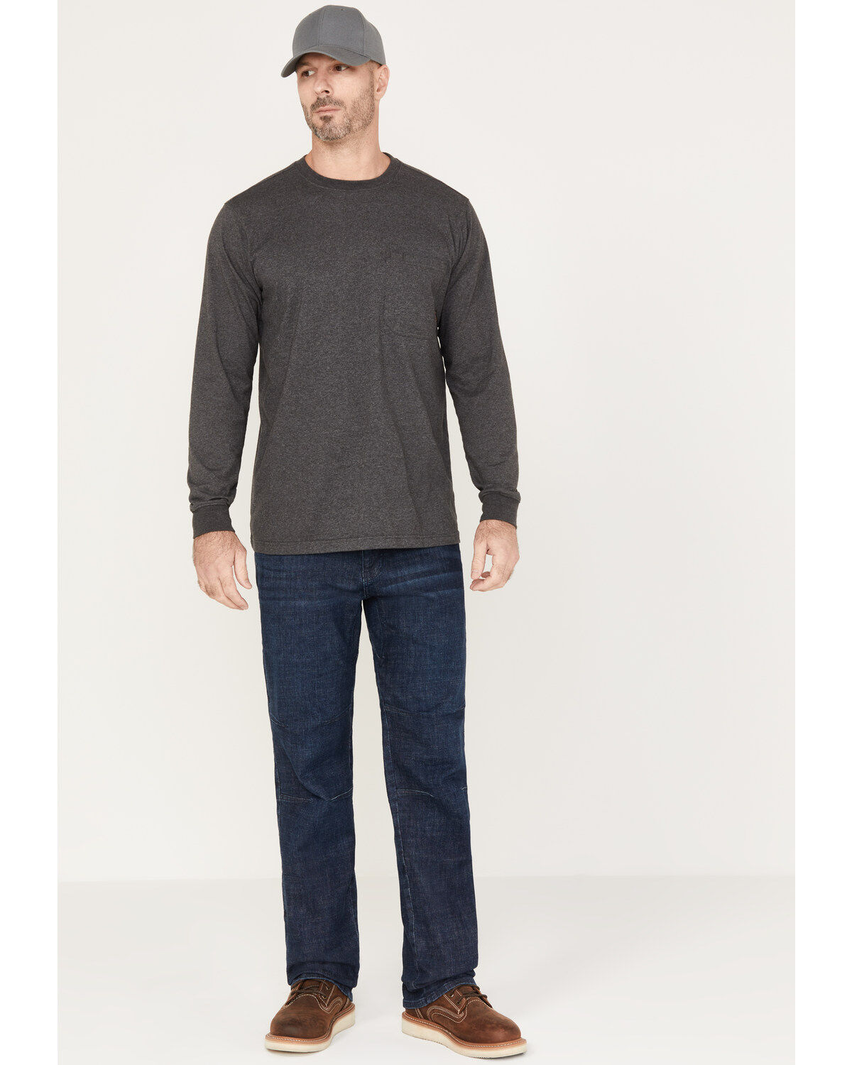 Hawx Men's Washed Stretch Work Jeans