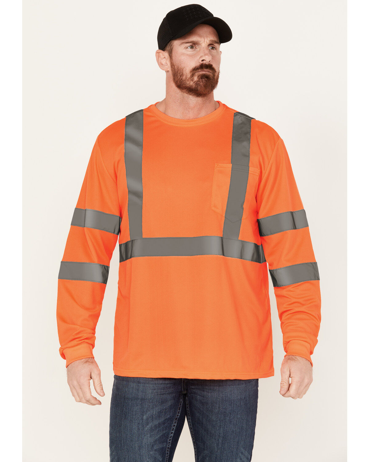 Hawx Men's Solid Enhanced Hi-Vis Long Sleeve Pocket Work T-Shirt - Big 1 228159-hawx-men-s-solid-enhanced-hi-vis-long-sleeve-pocket-work-t-shirt-big-1.jpg