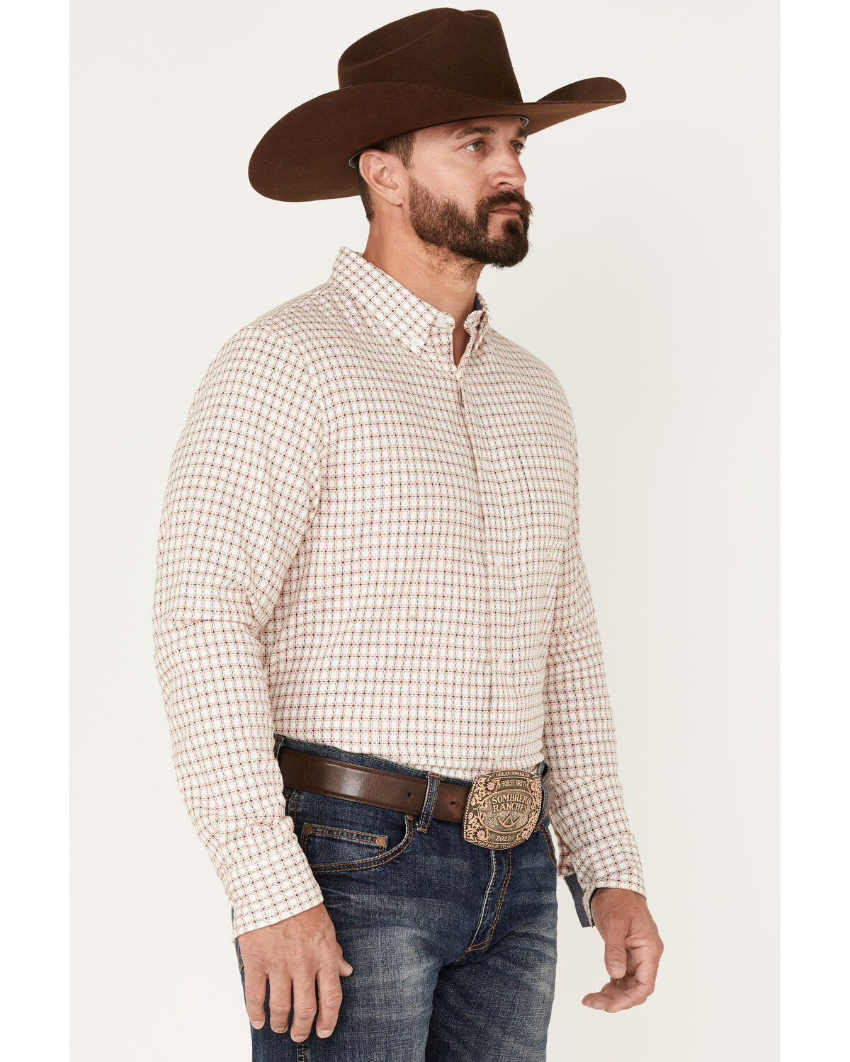 Cody James Men's Getaway Check Button-Down Western Shirt