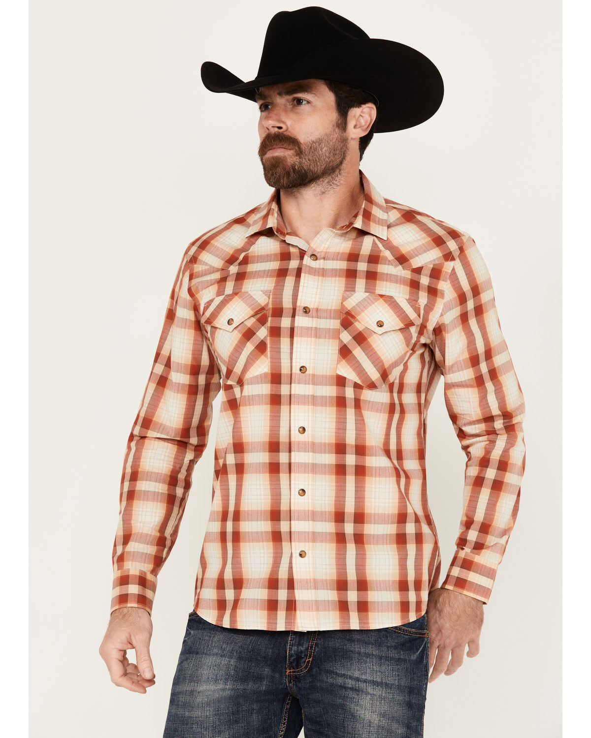 Pendleton Men's Frontier Plaid Print Long Sleeve Snap Western Shirt 1 230256-pendleton-men-s-frontier-plaid-print-long-sleeve-snap-western-shirt-1.jpg