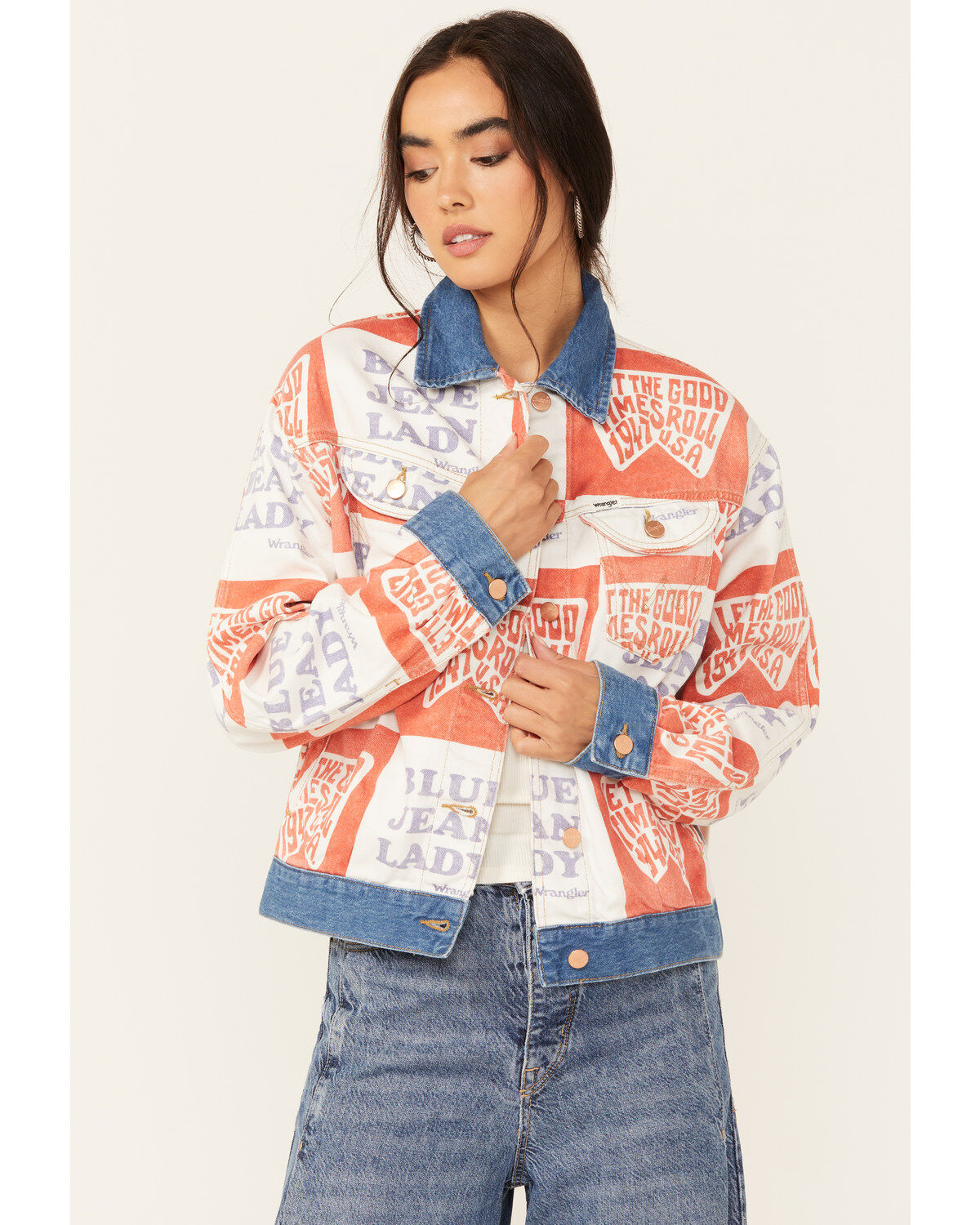 Wrangler Women's Blue Jean Lady Printed Denim Jacket 1 231161-wrangler-women-s-blue-jean-lady-printed-denim-jacket-1.jpg