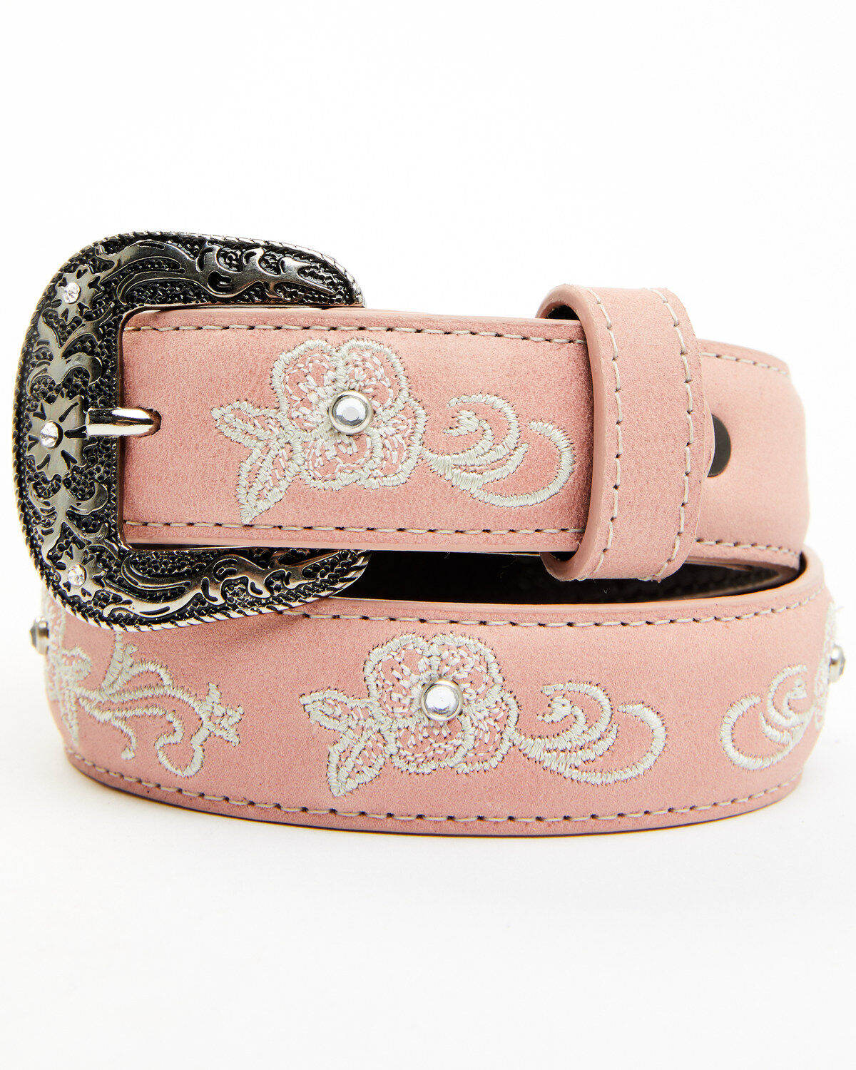 Shyanne Girls' Floral & Crystal Rhinestone Leather Belt 1 231696-shyanne-girls-floral-amp-crystal-rhinestone-leather-belt-1.jpg