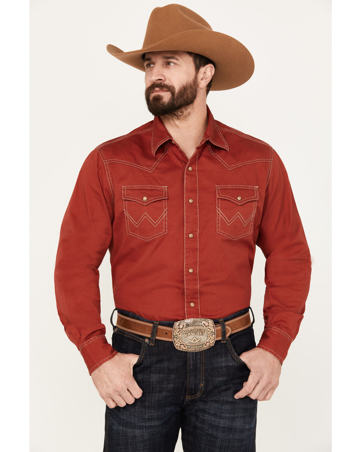 Wrangler Retro Men's Premium Solid Long Sleeve Snap Western Shirt 1 232199-wrangler-retro-men-s-premium-solid-long-sleeve-snap-western-shirt-1.jpg