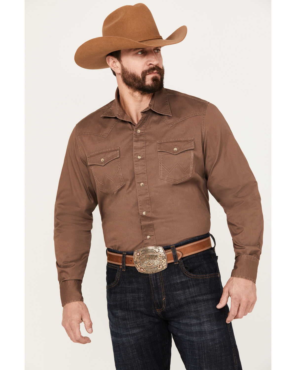 Wrangler Retro Men's Premium Solid Long Sleeve Snap Western Shirt 1 232205-wrangler-retro-men-s-premium-solid-long-sleeve-snap-western-shirt-1.jpg