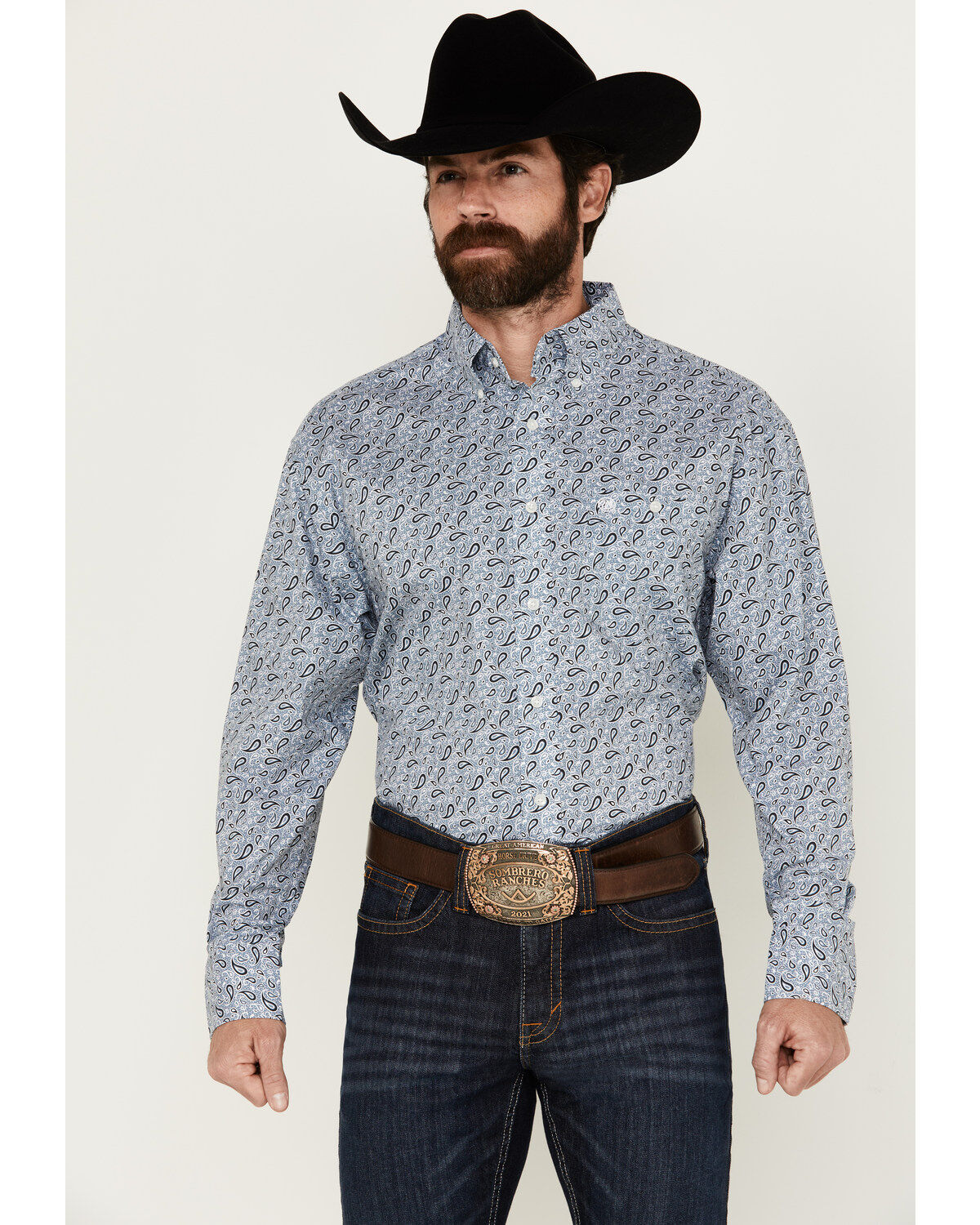 Wrangler Men's Classics Paisley Print Long Sleeve Button-Down Western Shirt - Big 1 232536-wrangler-men-s-classics-paisley-print-long-sleeve-button-down-western-shirt-big-1.jpg