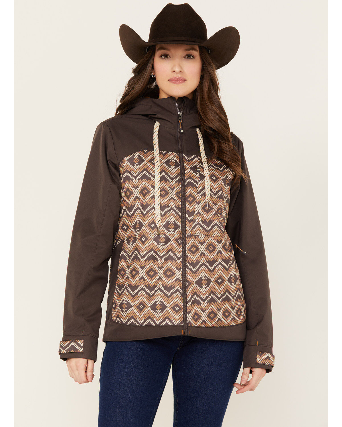 Cinch Women's Southwestern Print Fleece Lined Ski Coat 1 232754-cinch-women-s-southwestern-print-fleece-lined-ski-coat-1.jpg