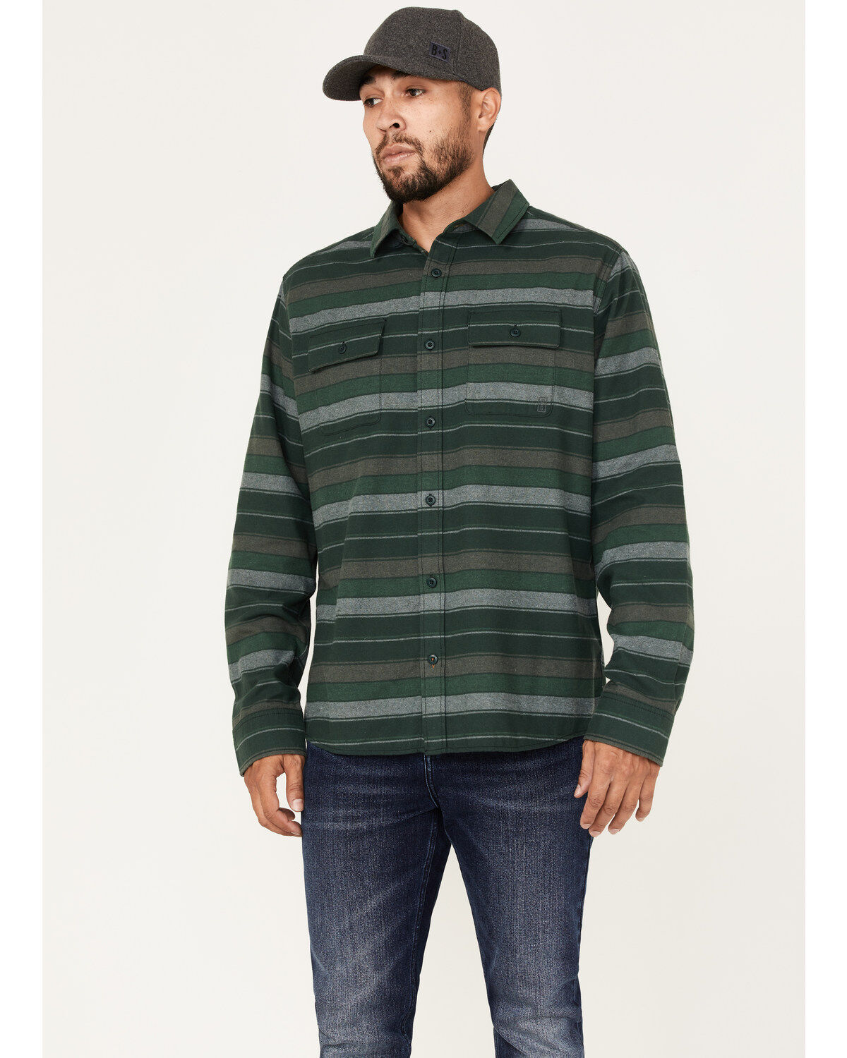 Brothers and Sons Men's Novelty Striped Long Sleeve Button Down Western Flannel Shirt 1 234045-brothers-and-sons-men-s-novelty-striped-long-sleeve-button-down-western-flannel-shirt-1.jpg