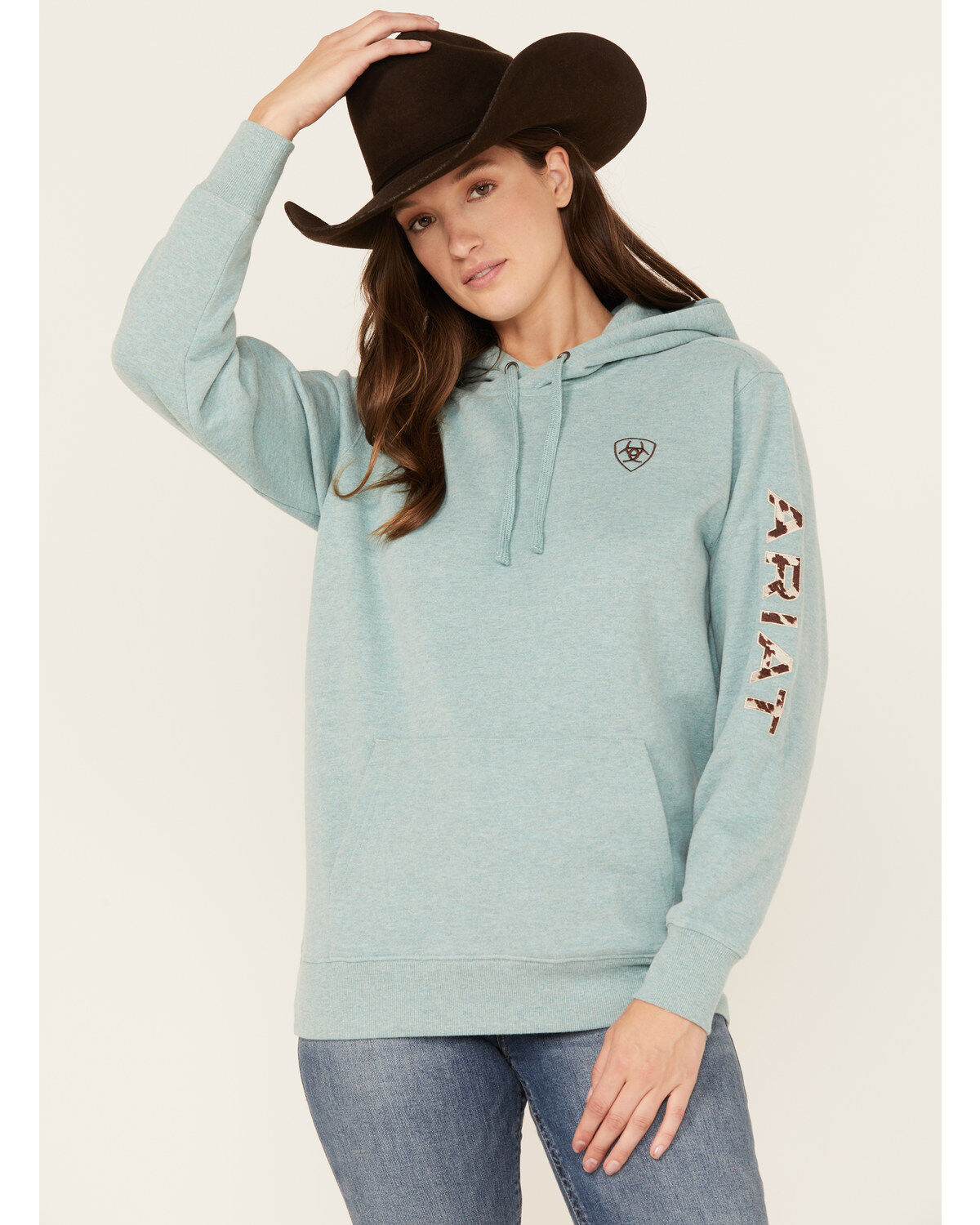 Ariat Women's Boot Barn Exclusive Cow Print Embroidered Logo Hoodie 1 235325-ariat-women-s-boot-barn-exclusive-cow-print-embroidered-logo-hoodie-1.jpg