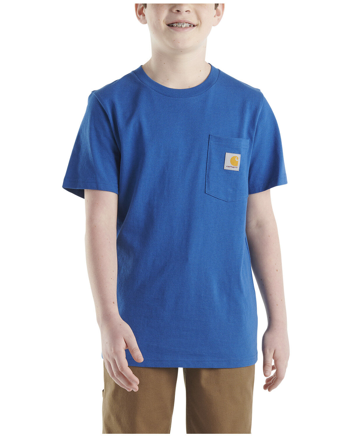 Carhartt Little Boys' Logo Short Sleeve Pocket T-Shirt