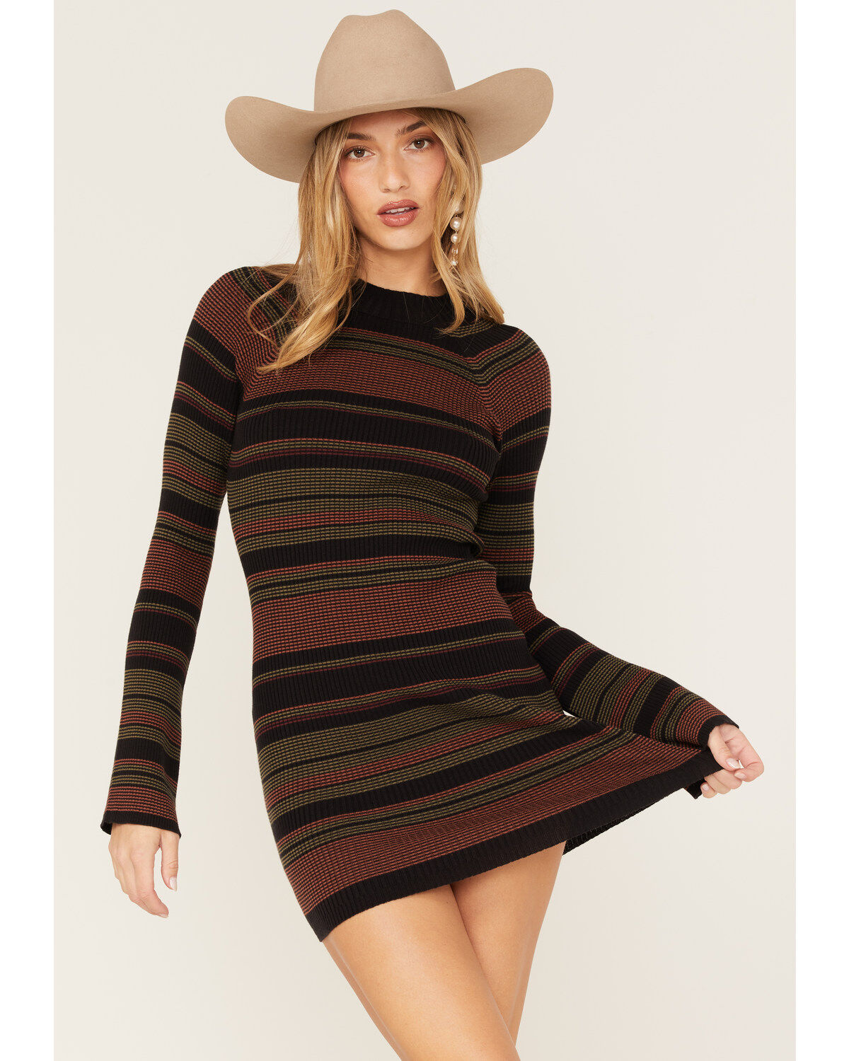 Shyanne Women's Stripe Ribbed Sweater Mini Dress 1 235462-shyanne-women-s-stripe-ribbed-sweater-mini-dress-1.jpg