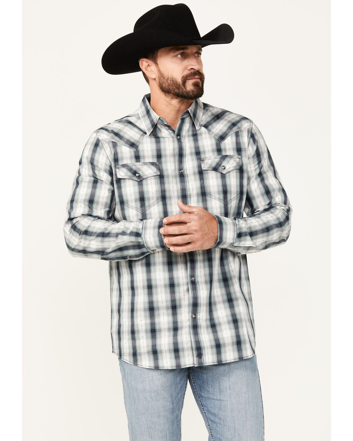 Moonshine Spirit Men's All Night Long Plaid Print Long Sleeve Snap Western Shirt 1 237093-moonshine-spirit-men-s-all-night-long-plaid-print-long-sleeve-snap-western-shirt-1.jpg