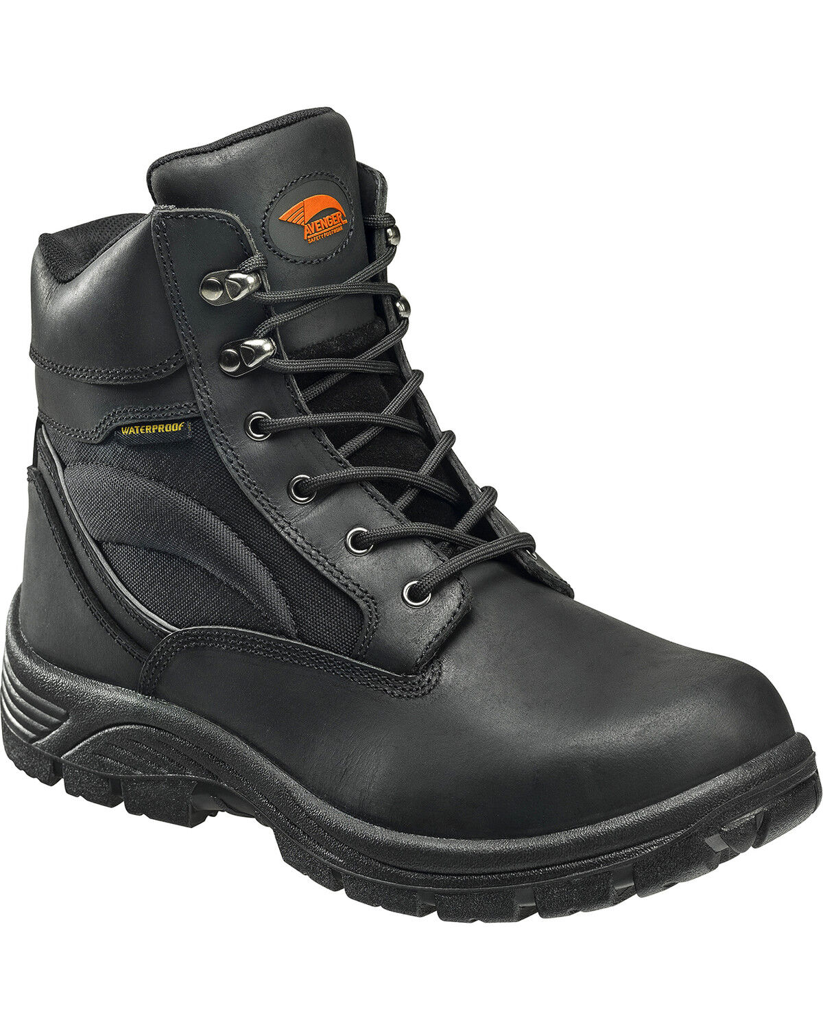 Avenger Men's 6 Steel Toe Lace Up Work Boots